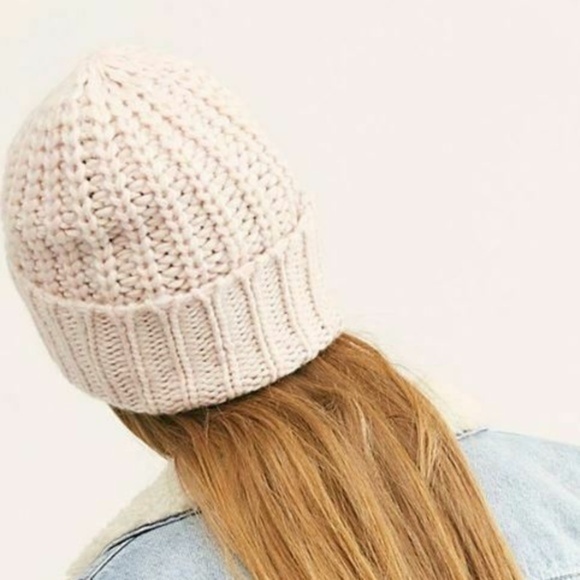 Free People Everything Rosy Pink Beanie - Picture 2 of 4